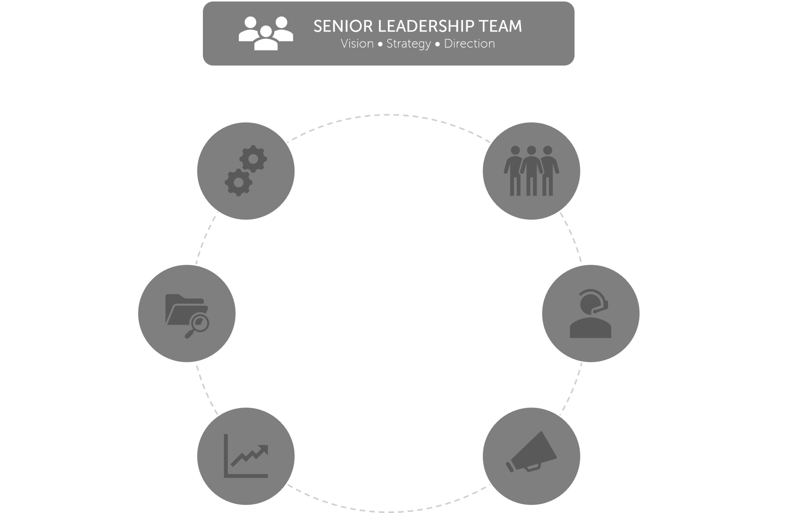 Netcom customer-focused team structure